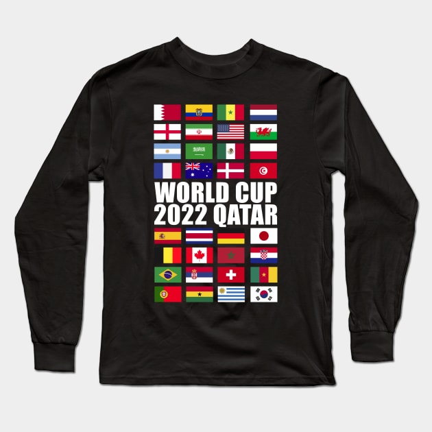 World Cup Football 2022 Long Sleeve T-Shirt by Generalvibes